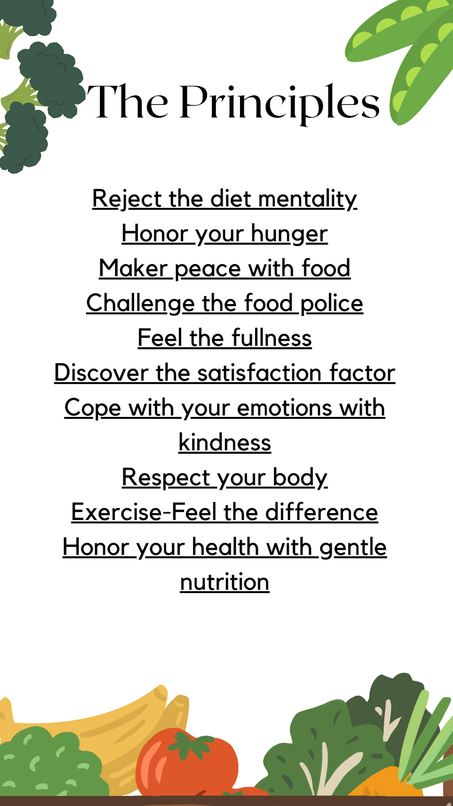 Principles of Intuitive Eating