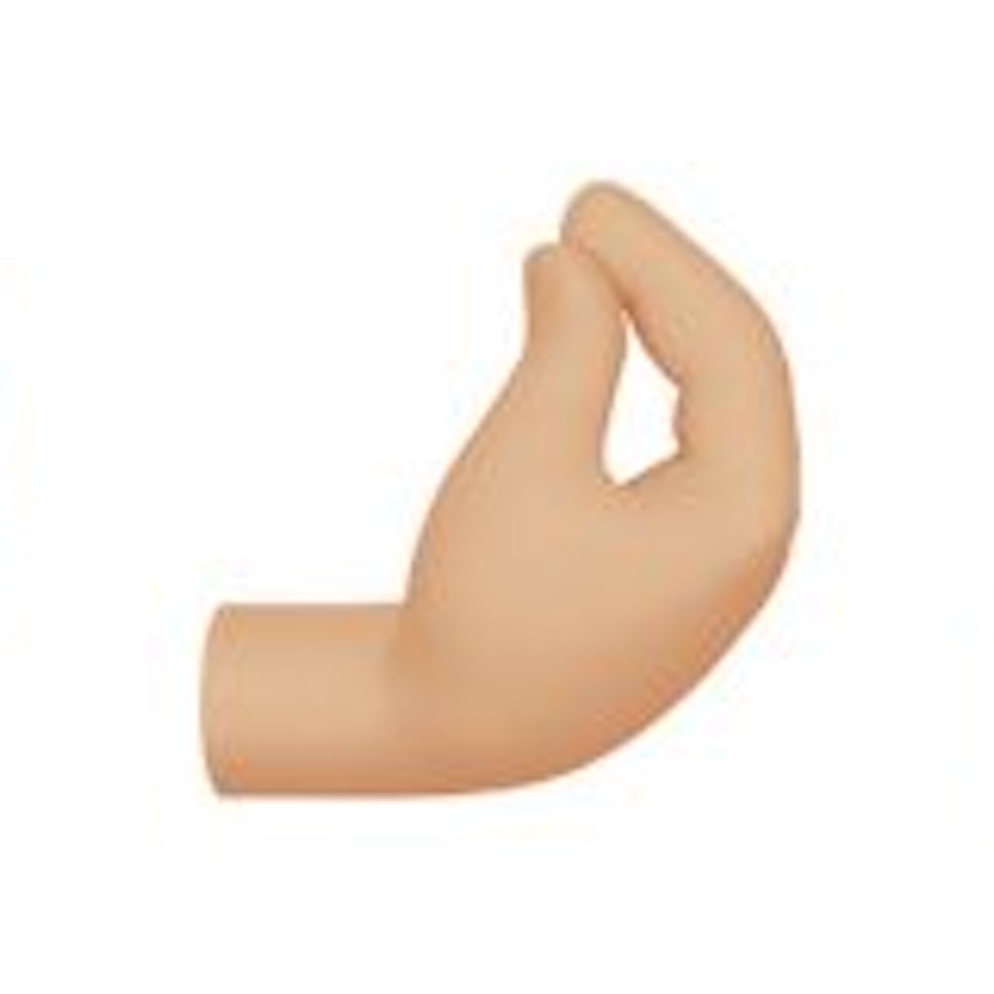 Pinched Finders Emoji