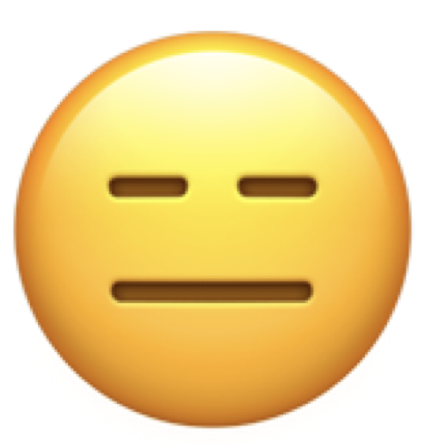 Expressionless face emoji